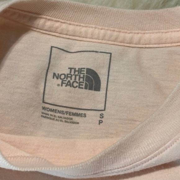 The North Face Light Pink Logo Crew Neck Short Sleeve Tee - Picture 4 of 5